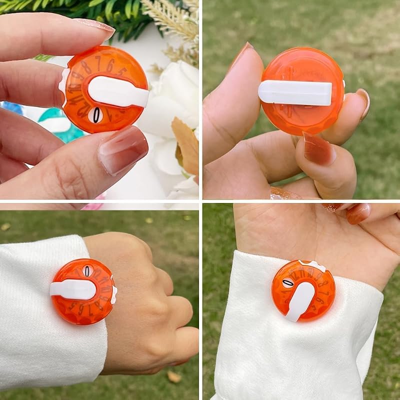 Golf Score Counter 4-Pack – Mechanical Clip-On Stroke Counter w/ One-Press Reset, No Battery