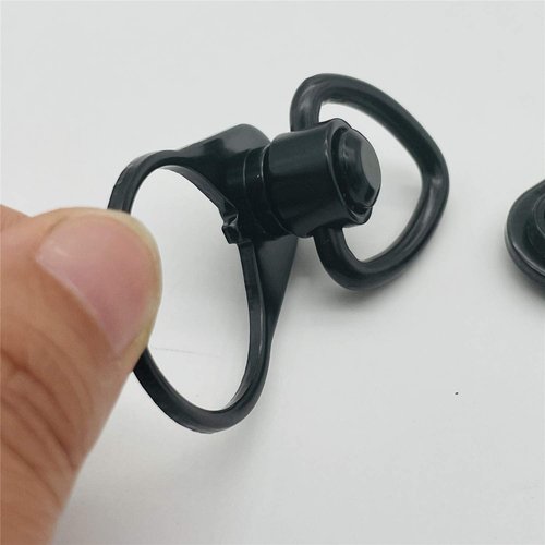GGYOU 2pcs Two Point Sling Mounts Durable Heavy-Duty Sling Attachment Ring Black