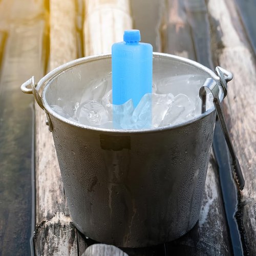 Homoyoyo 8Pcs Ice Crystal Boxes Reusable Freezer Packs for Coolers Lunch Boxes Camping Fishing and Air Conditioner Fans Cooler Ice Blocks for Efficient Cooling