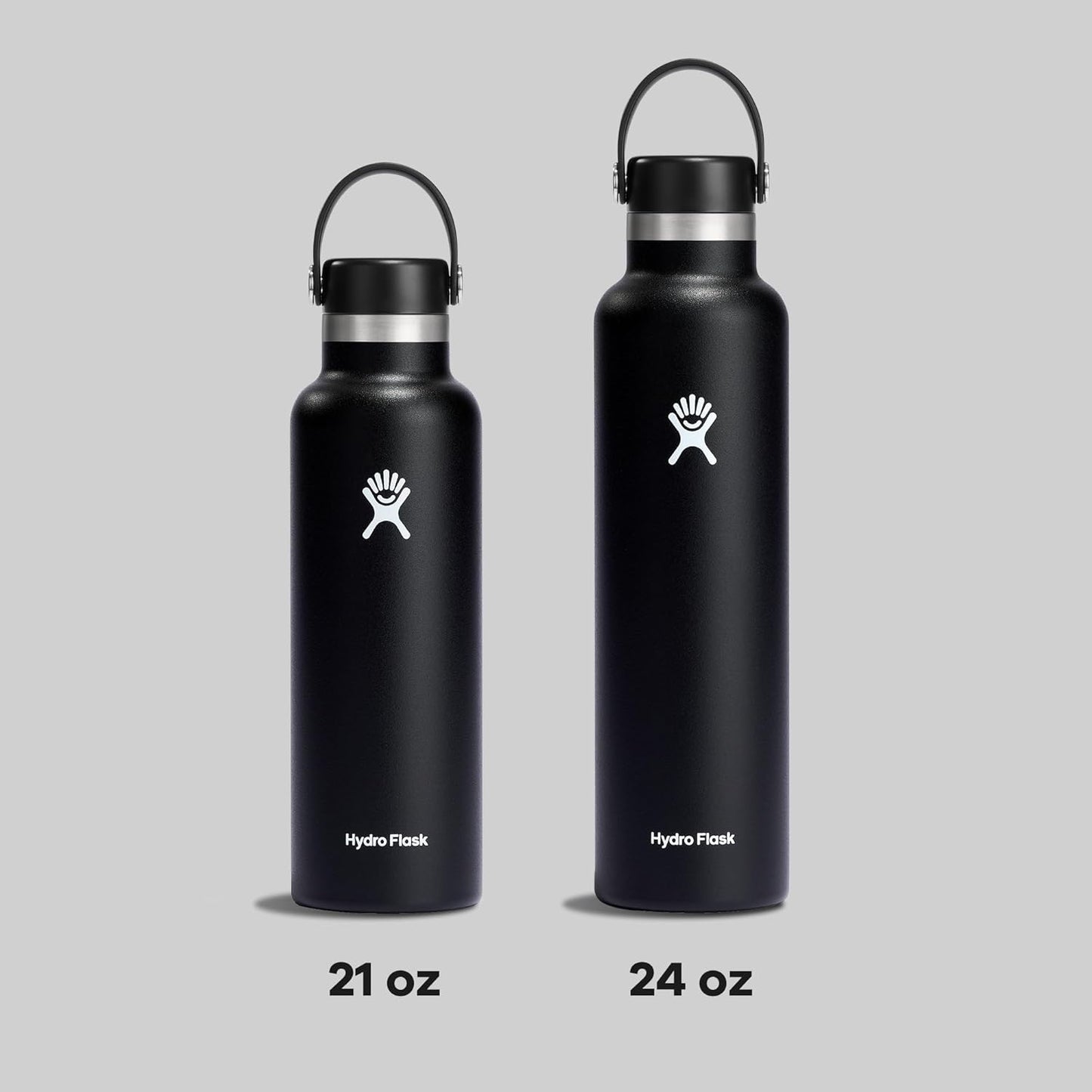 Hydro Flask Water Bottle - Insulated Stainless Steel - Non Spill, Leakproof in 24 Oz White