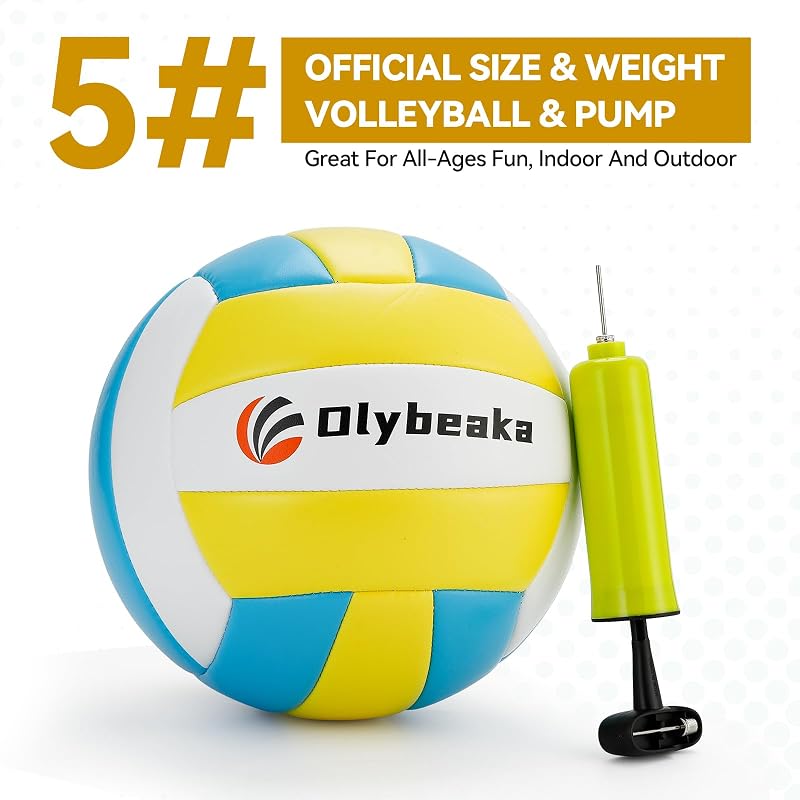 6-Angle Adjustable Volleyball Rebounder Net 7x4 ft with Accessories - Yellow (Variation of THIS listing)