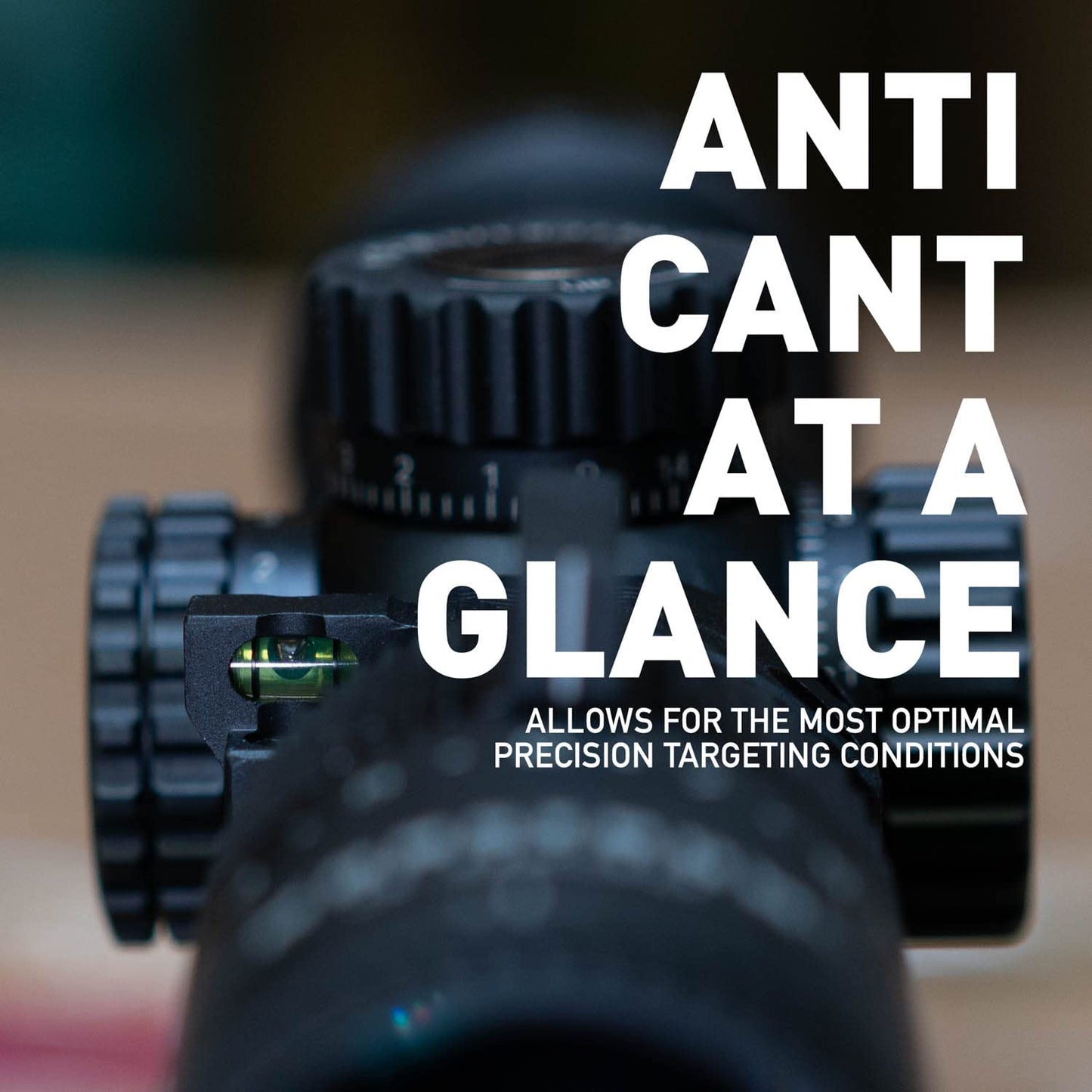 Monstrum Next Level Scope Rings with Integrated Level Bubble and Anti-Recoil Lugs | 1 inch Diameter | 1.00 Center Height