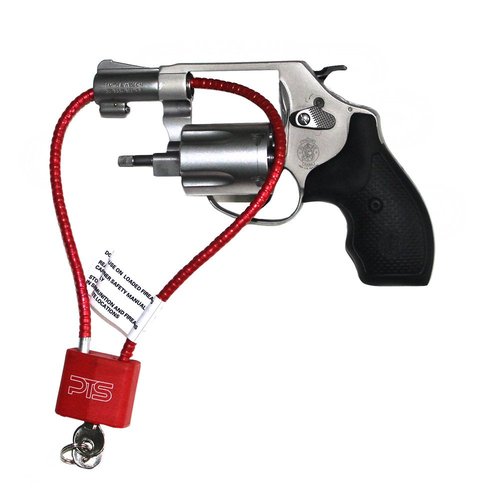Premium Tactical Supply Cable Gun Lock with Key (15") - Keyed Alike - California Approved Safety Device - Secures Pistol, Rifle, Shotgun, Revolver, and Other Firearm Types (1 Pack)
