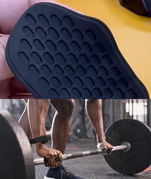 Fitness Weightlifting Grip, Anti-Slip Workout Grips 2 Pcs