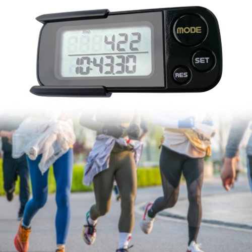 Colaxi 3D Pedometer Counter Walking Calorie Counter Distance Convenient Pedometer Accurate Professional Digital Step Running