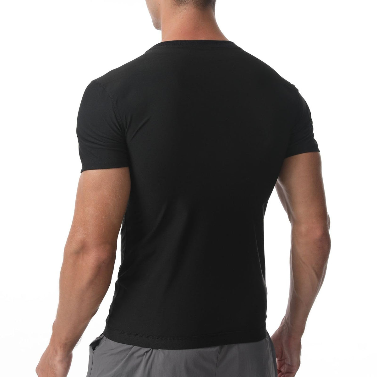 HEATTRAP Men’s Sauna Suit Shirt - Heat Trapping Sweat Compression Vest, Shapewear Top (Black, 2XL)