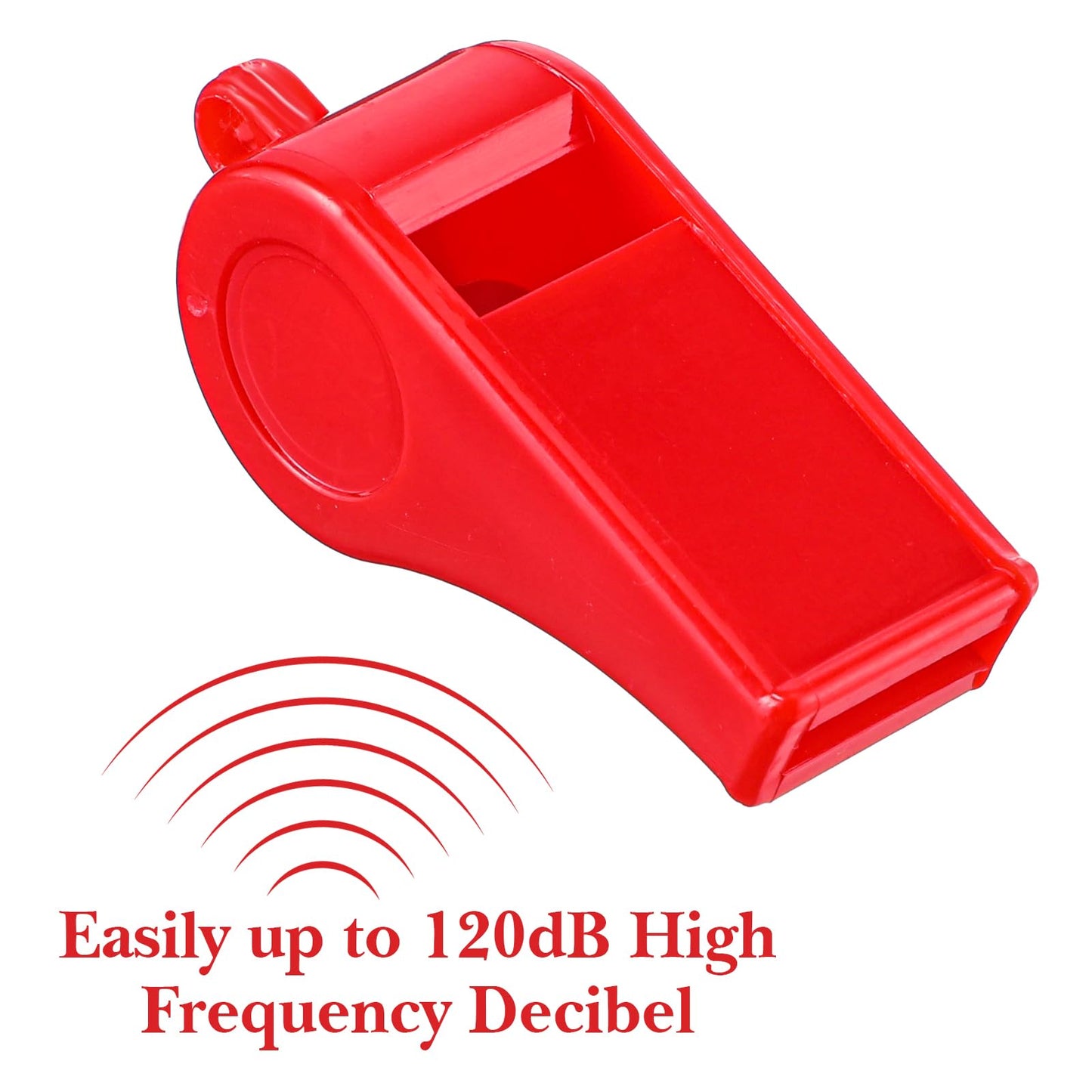 Neyauo 12PCS Emergency Whistles with Lanyard 120dB, Sports Whistle