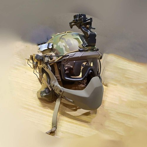FM* Half Seal Mask (Folding Typle) for Tactical Helmet (TypeB) DE