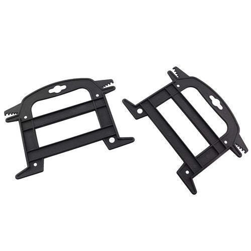 KKUANG 3PCS 6 Inch Black Plastic Storage Cord Wrap Stand Double Tooth Outdoor Bobbin Winder for Organising Wire