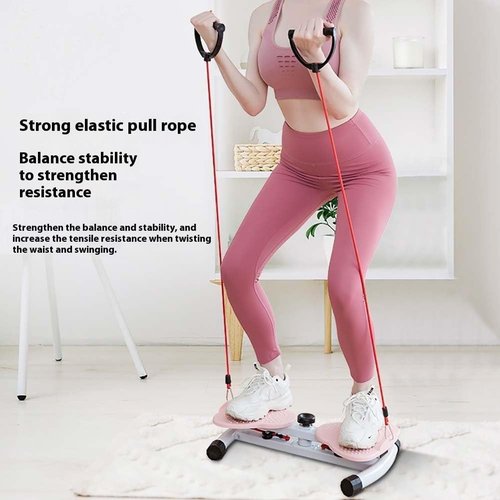 Flexforge Pilates Twister, Flexforge Core Trainer, Waist Twister Machine with Resistance Bands, Exercise Twist Boards Twisting Waist Machine, 330lbs Capacity, for Women/Men (Blue)