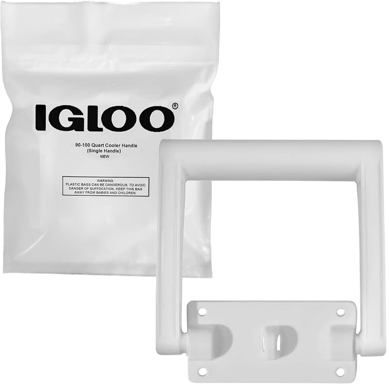 Igloo 90-100 Quart Cooler Handle Bracket - Swing-Up, White