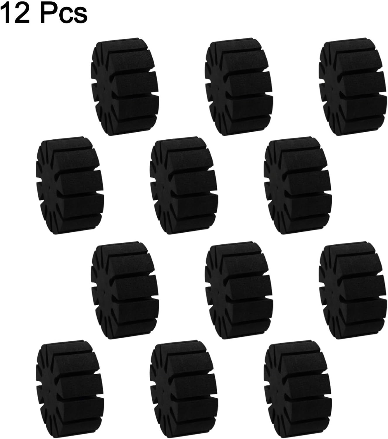 12PCS Arrow Holder Insert for Hunting EVA Foam Round Rack for Separating Arrows Compact Design for Easy Portability (12pcs)