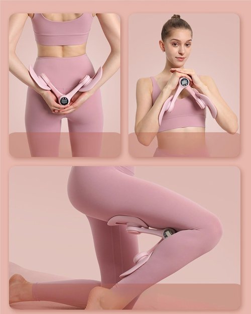 Glaze Pelvic Floor Trainer,Aurora Pelvic Floor Exerciser,Glaze Thigh Master,Auroraglaze Thigh Master,360°Rotation,Upgrade Smart Screen Display Count