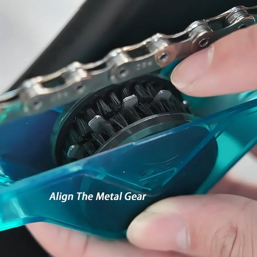 Chooseyo Bike Chain Cleaner,Multi functional chain cleaner Suitable for Mountain Bike, Road Bike,Bicycle Cleaning Brush Tool for Drivetrain(green)