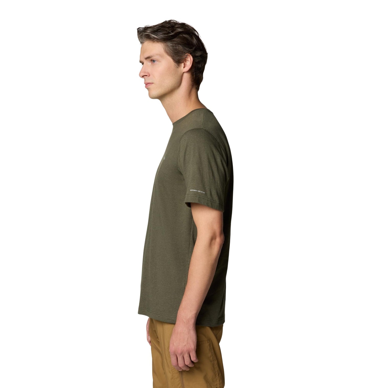 Columbia Mens Thistletown Hills Short Sleeve T-Shirt, Greenscape Heather, 1X
