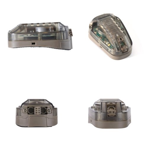T.D.Well Tactical Helmet Light HEL-STAR6 GEN3 Identification Light Visible LED/IR/Strobe IR Function Waterproof Military Hunting for Outdoor Sports (Tan/Body, Red/Light)