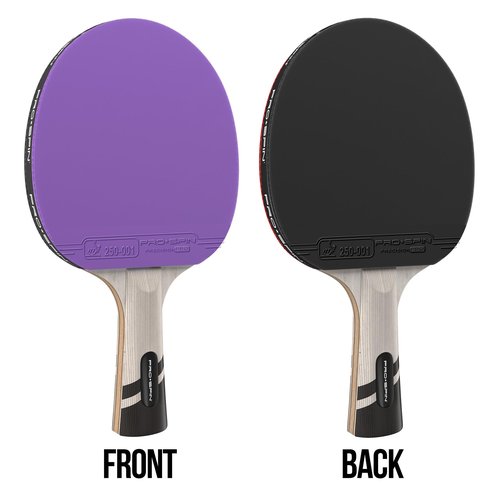 PRO SPIN Ping Pong Paddles - Professional Level Table Tennis Rackets with Carbon Fiber for Superior Control | 7-Ply Blade, Premium Rubber, 2.0mm Sponge | Includes Protector Case