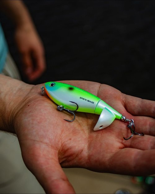 Heddon Spin'N Image - Black Shiner - 3.5"