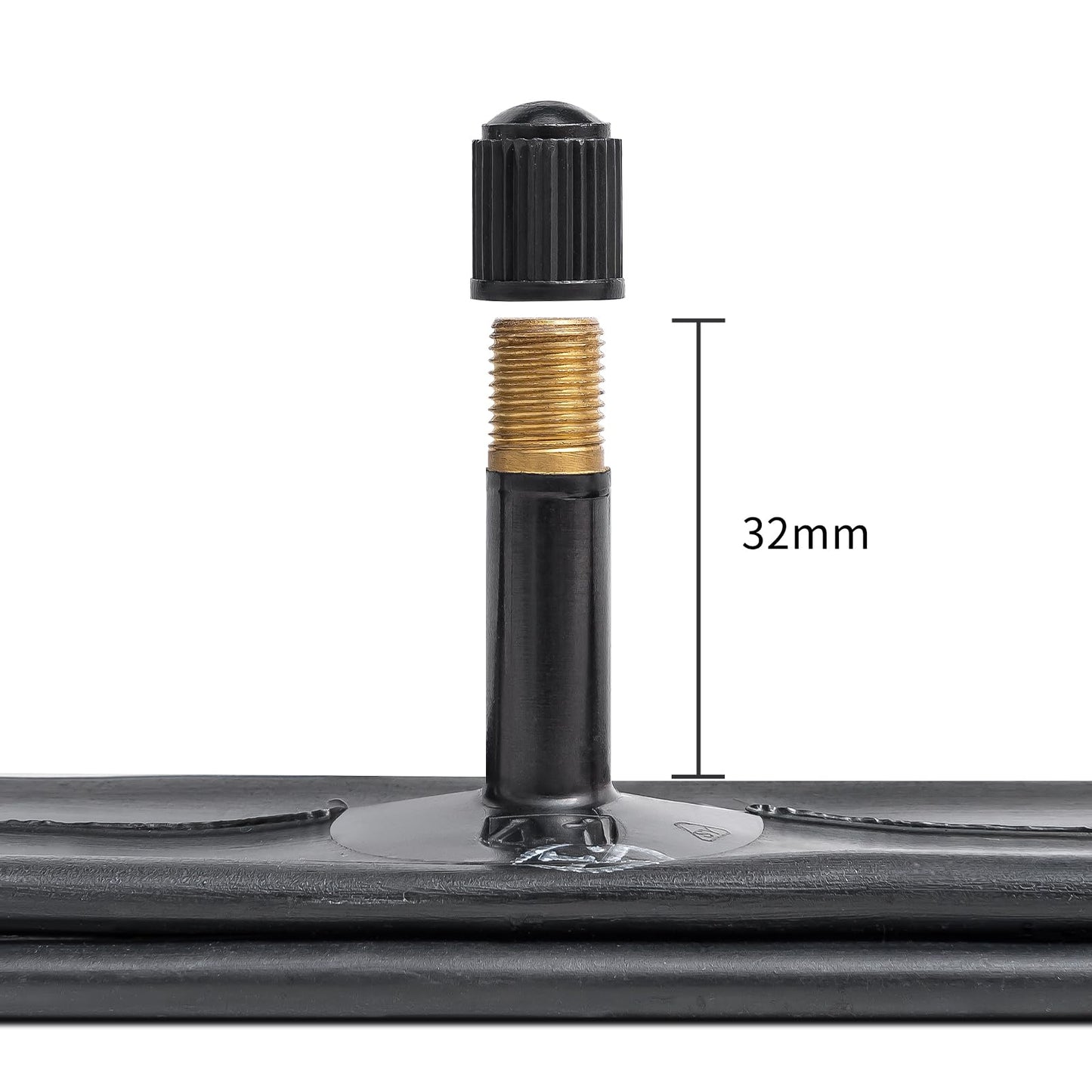 2-PCS 26" Heavy Duty Bike Tubes 26x1.75/1.95/2.125/2.25 AV Schrader Valve (45/57-559) 26" Bicycle Tube Compatible with 26 x 1.75 26x1.95 26x2.0 26x2.10 26x2.125 26x2.20 26x2.25 Tire Tubes