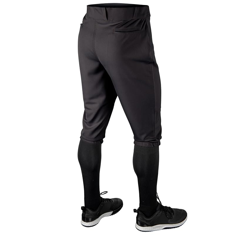 Champro MVP Baseball Knickers Black Medium - Youth/Adult Knickers, 100% Polyester