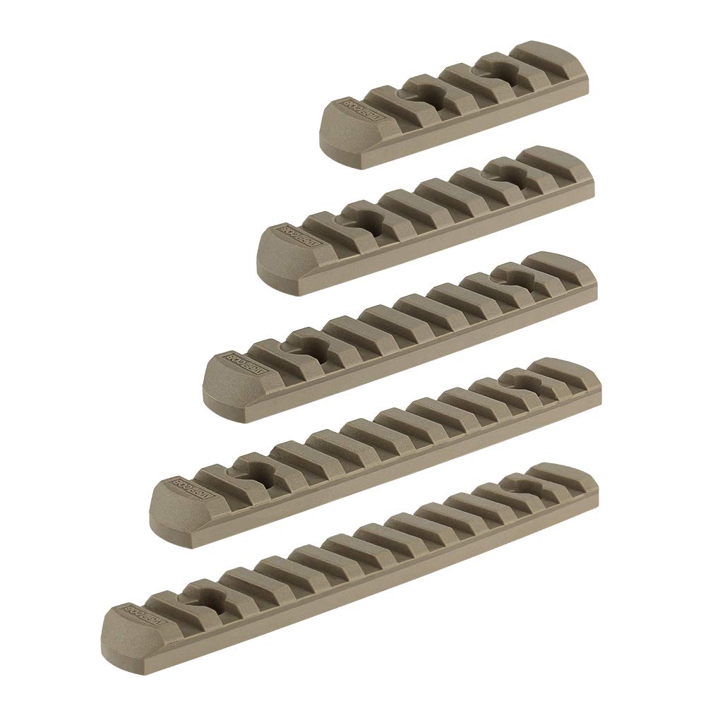 Aecktech Polymer Rail Sections,5-Slot 7-Slot 9-Slot 11-Slot 13-Slot