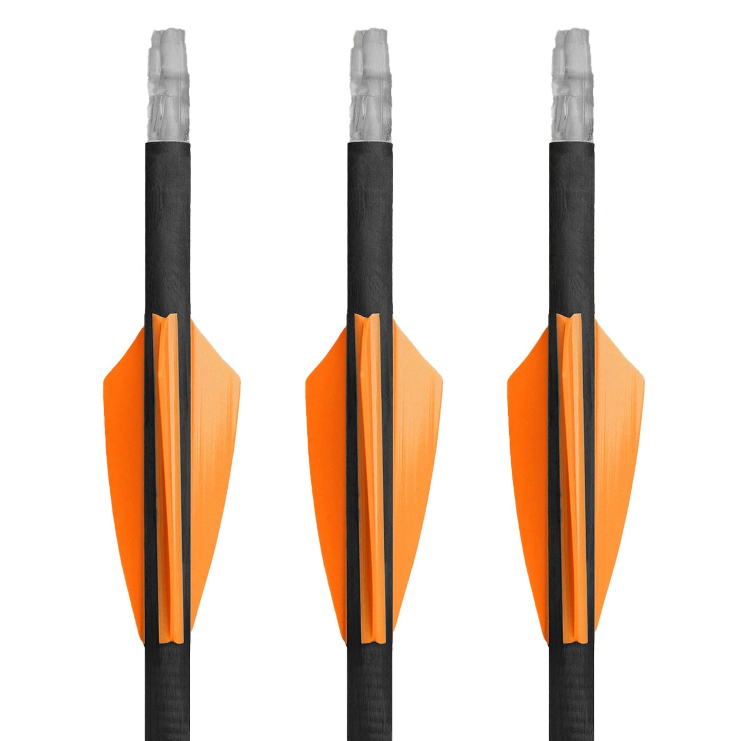 TAC Vanes Driver Arrow Vanes | Archery Fletching for Compound & Crossbow | Durable, Lightweight, High Accuracy, Orange 100 Pack