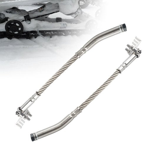 GOMADEIT Ice Scratchers Snowmobile | Snowmobile Ice Scratchers with Claw | Ice Scratchers Fits Polaris Arctic Cat Ski-Doo Lynx | For Reverse & Non-Reverse Gear Snowmobiles with Track Heights Over 2.5"