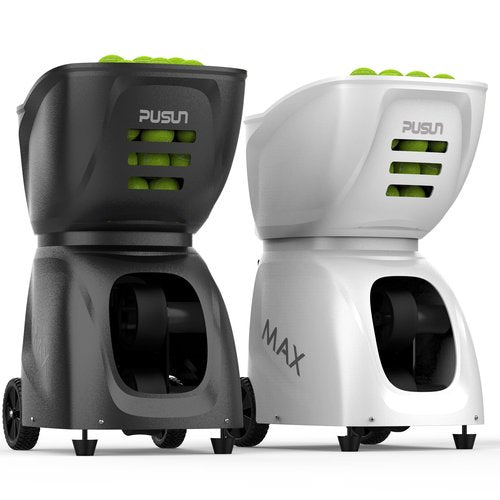 Tennis Ball Machine, High-Capacity, App-Controlled, Easy-to-Use, Adjustable Speed, Long Battery Life, Portable Training Equipment for Solo & Team Practice – Beginners to Pros (PT-MAX C)
