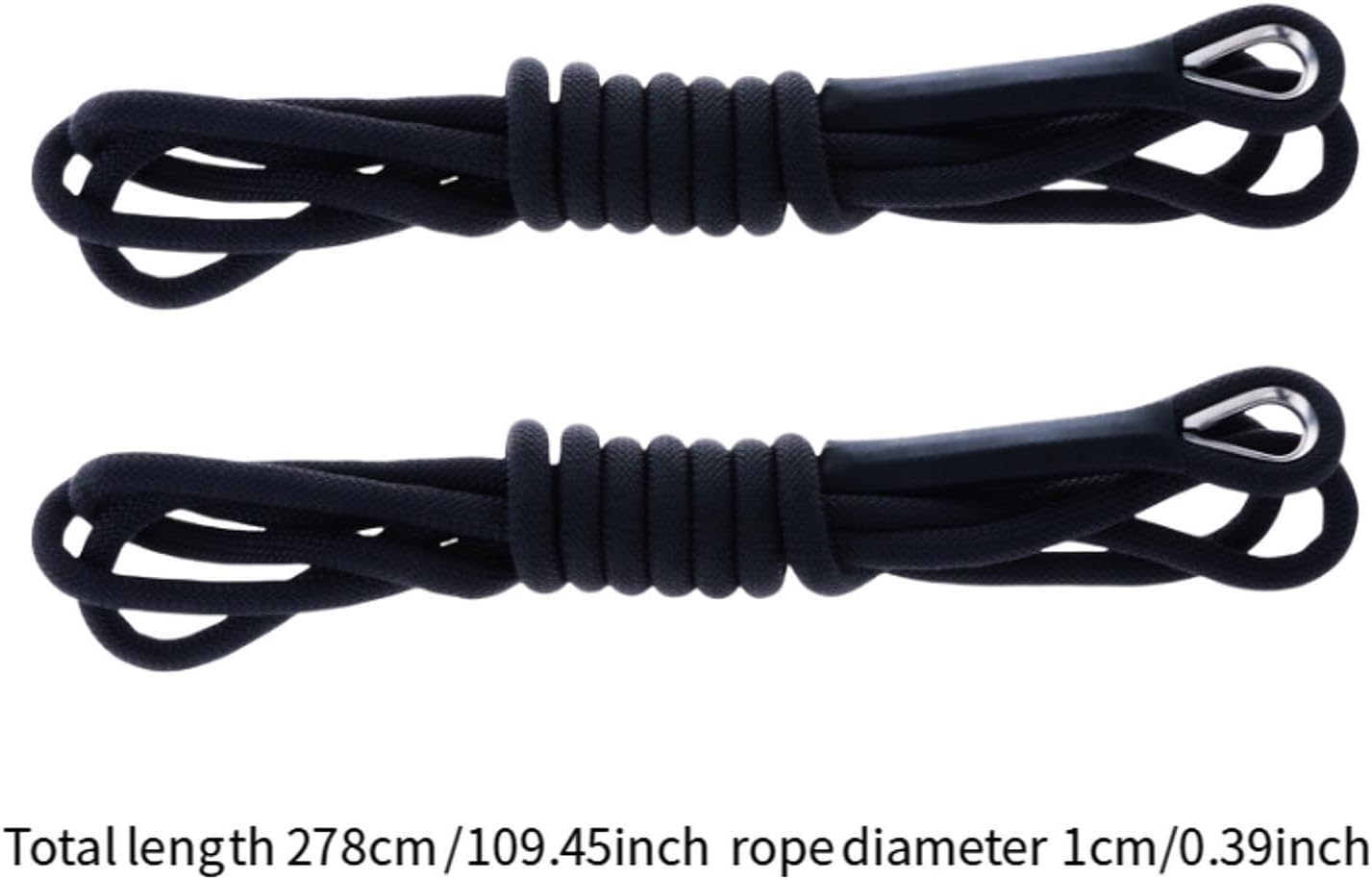 2 Pieces Pilates Reformer Pull Ropes Bands Easy to Install Hardware Fitting Belts Straps for Home Studio Use Pilates Core Bed