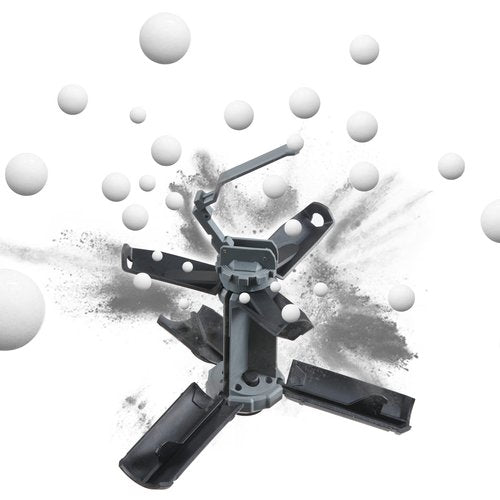 Lancer Tactical - GBR Outdoor 130 Round Spring Powered ABS BB Impact Shower for Airsoft Shower - Black