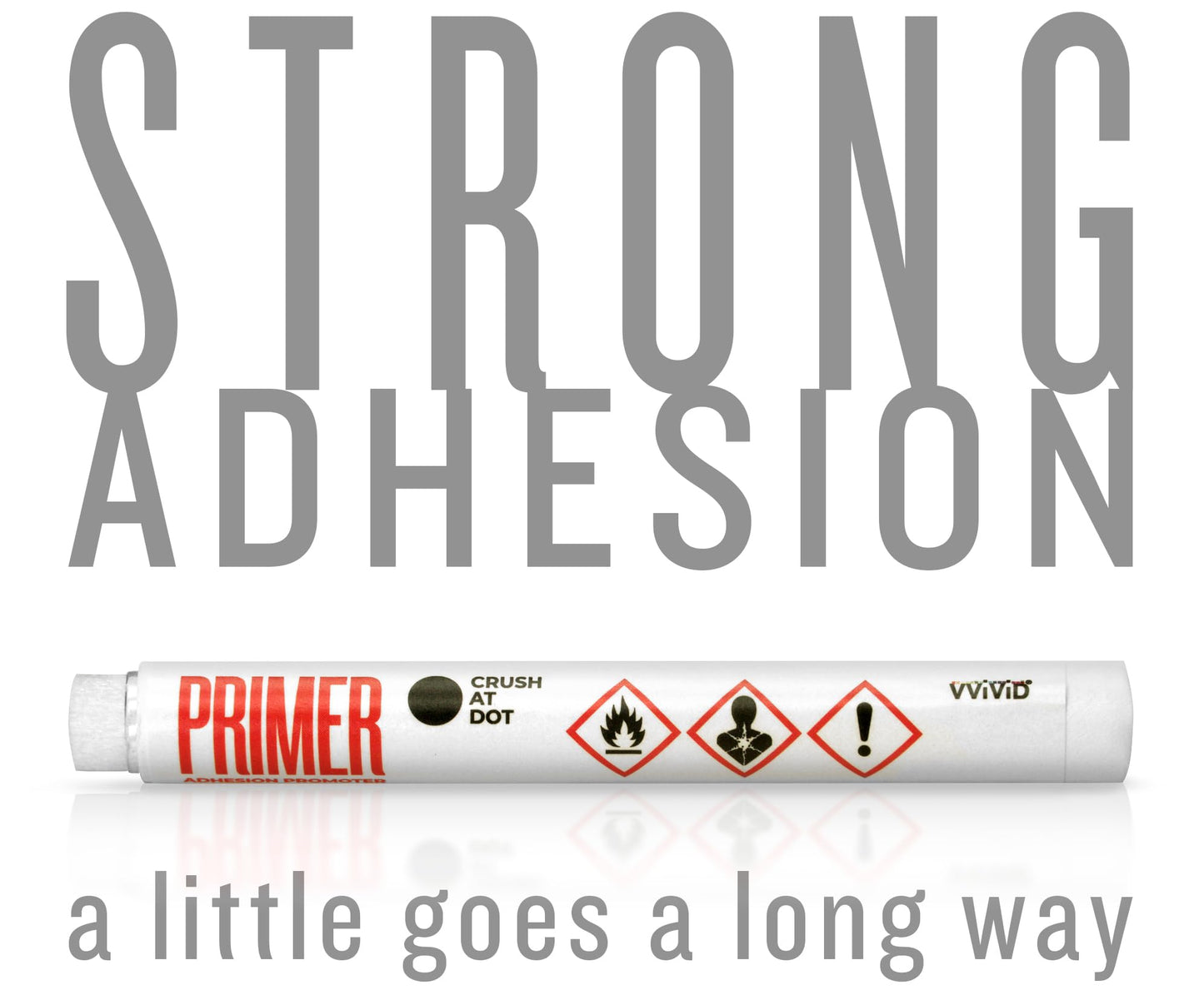 VViViD Primer Pen Adhesive Promoter (0.66mL - 5 Pack) for Vinyl Wrapping, PPF, Painting, Metal, Plastic, Rubber, Concrete and More