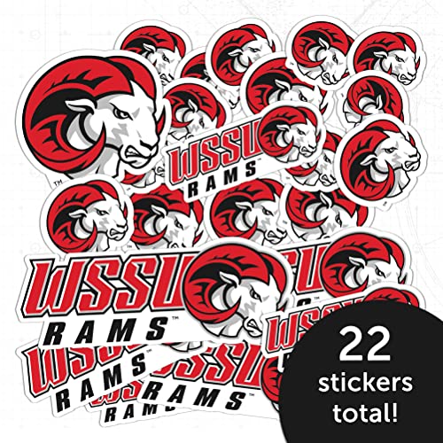 Desert Cactus Winston Salem Rams Sticker Decal - 8.5 x 11 Inches, Vinyl Sports Fan Decal