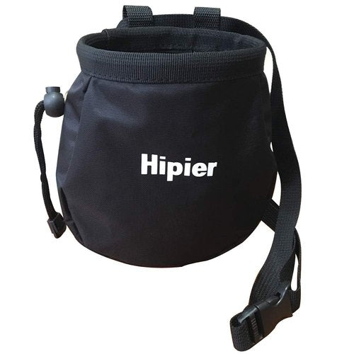 HipierFx Rock Climbing Chalk Bag with Belt Zipper Pocket and Adjustable Strap for Bouldering Weightlifting Powerlifting Gym Workout Lifting Crossfit