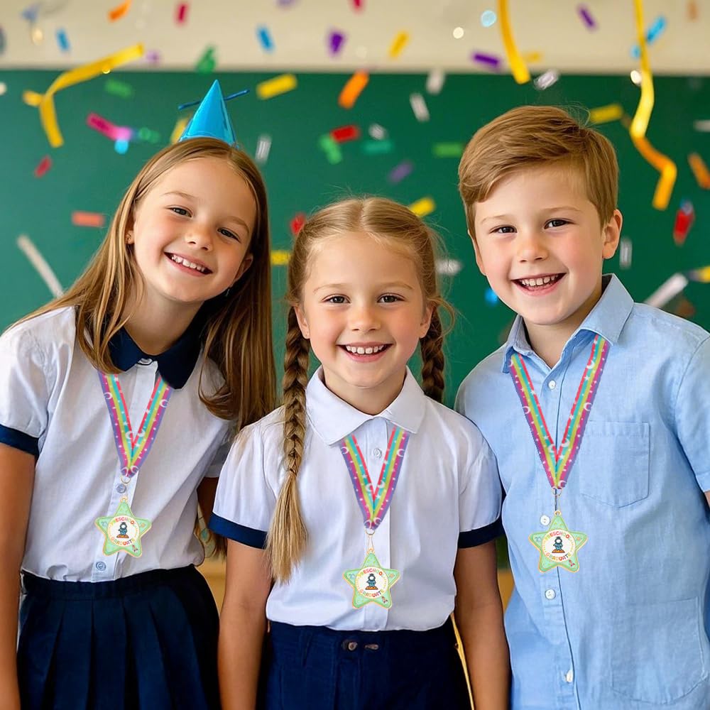 Preschool Kindergarten Graduation Medal, Preschool Kindergarten Congrats Graduation Medal for Kids, Metal Medals Awards Medallion with Neck Ribbon for Kids Students Graduate Gift Party Decoration 2026
