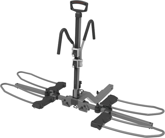 HYPERAX Volt RV -RV Approved Hitch Mounted 2 E Bike Rack Carrier for RV,Camper,Motorhome,Trailer,Toad with 2" Tow Hitch Receivers - Up to 2X 70lbs eBikes with Up to 5" Fat Tires
