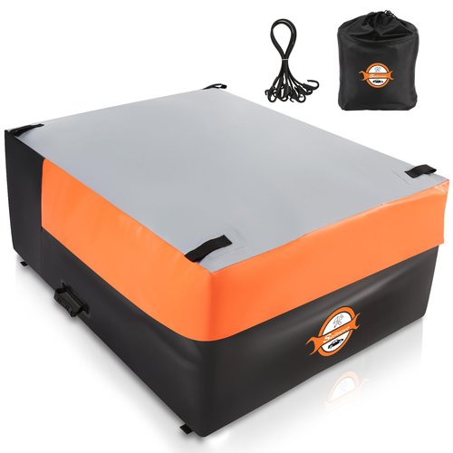 Sailnovo Truck Bed Cargo Bag, 26 Cubic ft 100% Waterproof Cargo Bag for Truck Bed, Heavy Duty PVC Truck Cargo Bag Fits Any Truck Size with 4 Stretch Cord, Packing Bag (50''x40''x22'')