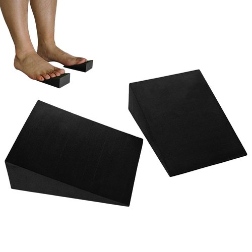 Yoga Foam Wedge, Slant Board For Calf Stretching - Non-slip Lightweight And Portable Yoga Wedge - Durable Yoga Blocks For Knees Over Toes Training, Home Workout For Men And Women, Slant Board Trainer