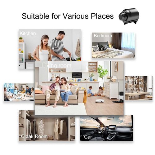 Mini 4g Wireless WiFi Camera 1080p HD, 5g Wireless WiFi Camera 1080p Hd,Night Vision Cam,Cat Eye Cam,Comes with 16g Memory Card (3pcs)