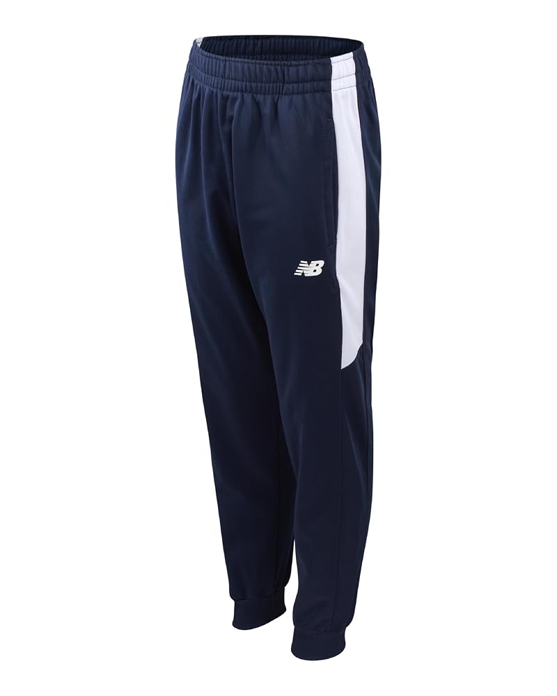 Dark Indigo 14-16 New Balance Boys Sweatpants – Performance Tricot Joggers with Zip Pockets