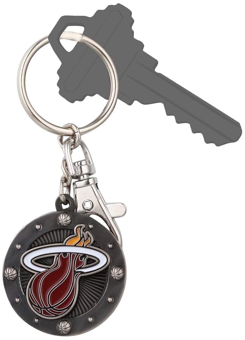 NBA Impact Keychain - Miami Heat Officially Licensed Team Key Ring