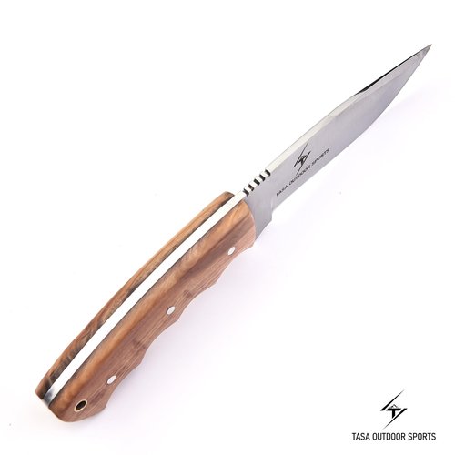 Fixed Blade Knife – Handmade 9" Skinner Hunting Knife For Men With Olive Wood Handle, 1095c Steel Full Tang Bushcraft Knife With Sheath, For Camping, Survival and Outdoor Use