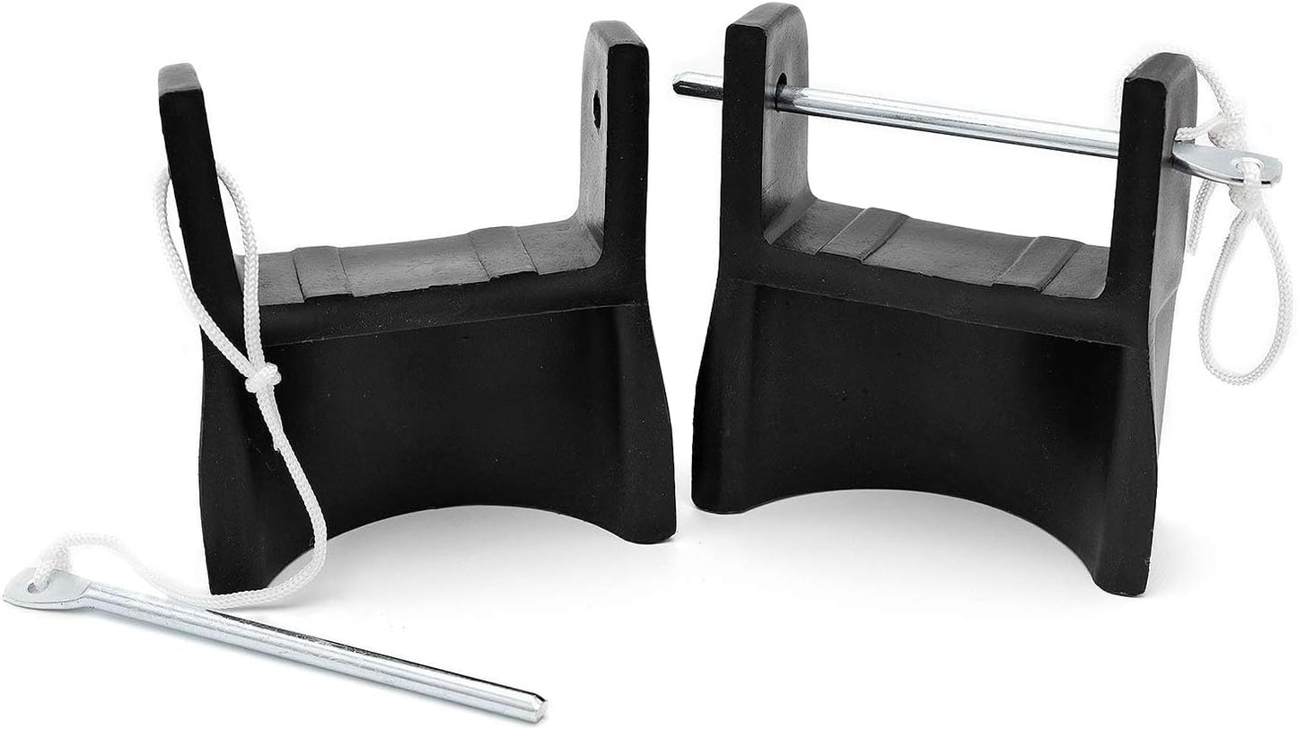 Jeffers Equine Plastic Training Jump Cups for Horses with Pins, Black – Heavy Duty Horse Jump Cups for Training, Arena Obstacles, Hunter Jumper, Equestrian Equipment, Riding Accessories, Pair, 2 Pack
