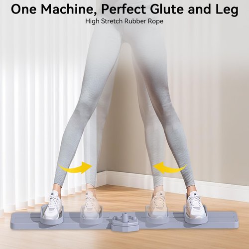 Lerpio Foldable Ski Machine Exercise Equipment, Simulated Ski Trainer, Thigh Master for Women, Home Leg Pelvic Floor Muscle