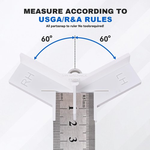 Golf Club Ruler - Fitting Tool - Length Measure - Swing Weight - Works with Empire
