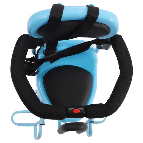Removable Rear Child Bike Seat, Rear Mounted Baby Kids' Bicycle Carrier with Detachable Guardrail and Pedal, Rear Child Folding Bikes Seat Attachment for Adult Bike for Folding Bikes, Mountain Bikes