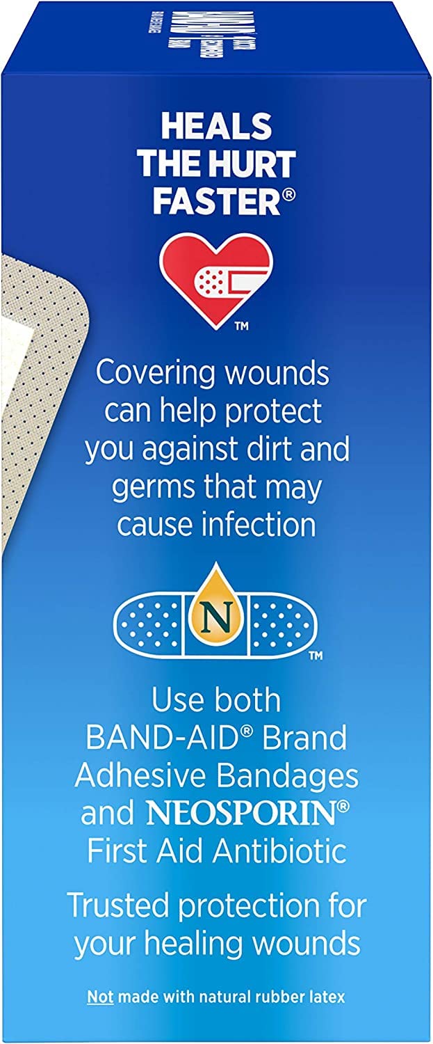 BAND-AID® Brand TRU-STAY™ Sheer Bandages Assorted, 80 Count
