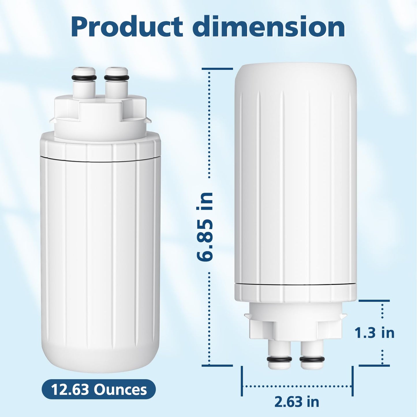 2-Pack Water Filter Replacement, Compatible with Brita Hub Instant Powerful Countertop Water Filter Device, Lasts Six Months or 120 Gallons, Replace Filter Model Number CTO1