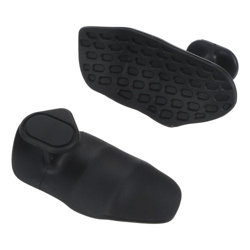 Heclia Weight Lifting Grips Rubber Gym Grip Strengthener for Women Men Hands Protection, Anti-Slip Workout Hand Grips for Weightlifting, Pull Up, Training Grip, Yoga & Exercise - 1 Pair Black