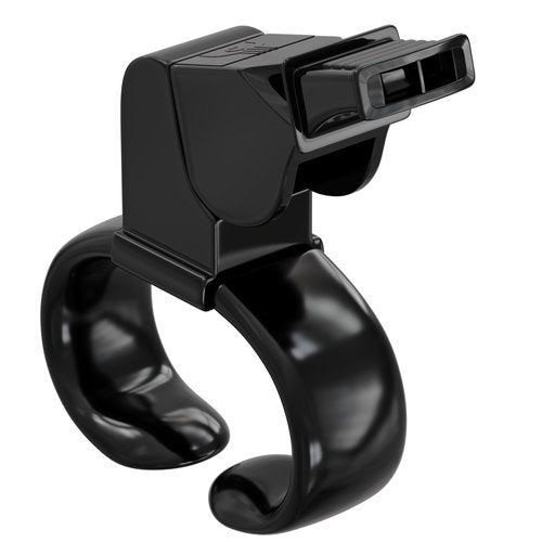 Great Call Athletics GCA Pro Official Referee Classic CMG Fingergrip Whistle Hygienic Safety Emergency Teacher Alert Lifeguard Camping Marine (Black)