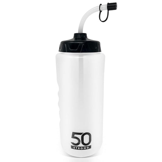 1 L Hockey & Lacrosse Water Bottle with Straw - 50 Strong Variation of THIS listing